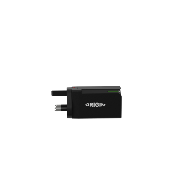 Origin Storage OS-WC65W adattatore e invertitore Interno 65 W Nero (Origin 65W Wall Charger with 2in1 UK/US plug) - E_0009_B48713093