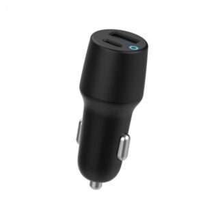 eSTUFF ES631031 Caricabatterie per dispositivi mobili Telefono cellulare Nero Accendisigari Ricarica rapida Auto (INFINITE Car Charger 38W. 1 x - USB-C + 1 x USB-A - Warranty: 60M) - E_0009_B48714007