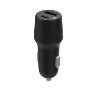 eSTUFF ES631031 Caricabatterie per dispositivi mobili Telefono cellulare Nero Accendisigari Ricarica rapida Auto (INFINITE Car Charger 38W. 1 x - USB-C + 1 x USB-A - Warranty: 60M) - E_0009_B48714007