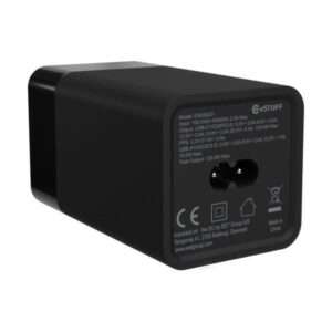 eSTUFF ES635201 Caricabatterie per dispositivi mobili Computer portatile, Smartphone, Tablet, Universale Nero AC Interno (Multi charger PD120W 2C+2A - Warranty: 60M) - E_0009_B49102924