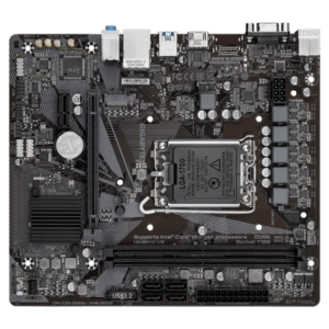 GIGABYTE H610M H V2 Scheda madre - Supporta processori Intel Core 14th CPUs, 4+1+1 Hybrid Digital VRM, up to 5600MHz DDR5, 1xPCIe 3.0 M.2, GbE LAN, USB 3.2 Gen 1 (GIGABYTE 1700 H610M H V2 D5 M-ATX) - E_0009_B49429925