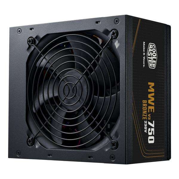 Cooler Master MWE Bronze 750 V3 230V alimentatore per computer 750 W 24-pin ATX ATX Nero (PSU MWE BRONZE 750 V3 230V A/UK) - E_0009_B49518457