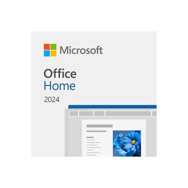 Microsoft Office Home 2024 Suite Office Full 1 licenza/e (OFFICE HOME 2024 ENGLISH - EUROZONE MEDIALESS) - E_0009_B49536168