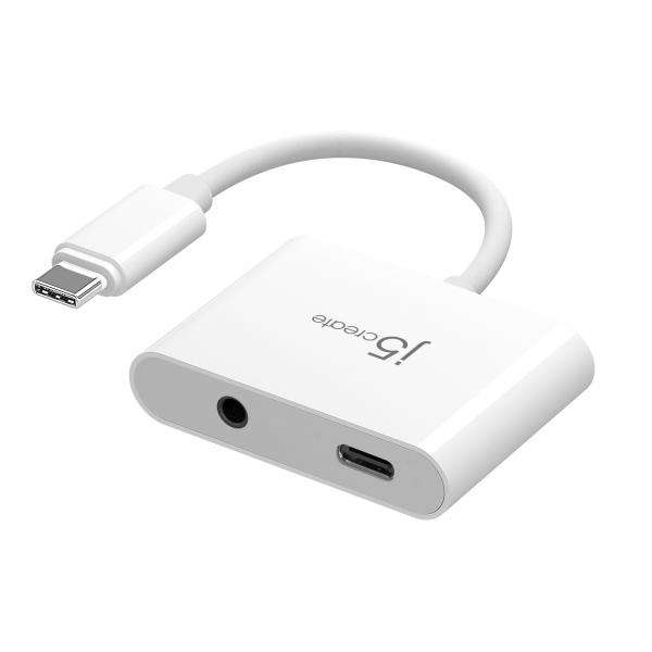 j5create JCA122-N scheda di interfaccia e adattatore (USB-C TO 3.5MM AUDIO ADAPTER - ADAPTER WITH POWER DELIVERY) - E_0009_B49547588