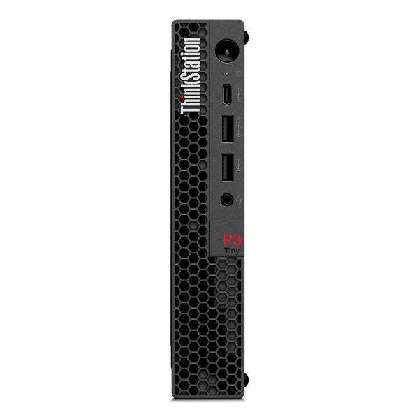 Lenovo ThinkStation P3 Tiny Intel® Core™ i5 i5-14500T 16 GB DDR5-SDRAM 512 GB SSD NVIDIA T400 Windows 11 Pro Mini PC Stazione di lavoro Nero (Lenovo ThinkStation P3 30H0 - Tiny 1 x Core i5 i5-1450 - E_0009_B49572511