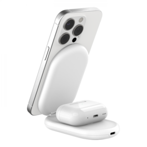 Belkin WIZ028MYWH Caricabatterie per dispositivi mobili Bianco (BOOSTCHARGE QI2 15W MAGNETIC 2IN1 WH) - E_0009_B49600288