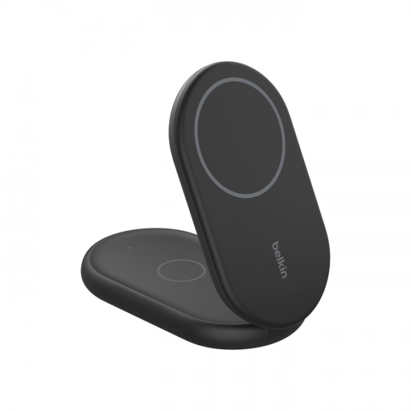 Belkin WIZ028MYBK Caricabatterie per dispositivi mobili Nero (BOOST?CHARGE Qi2 15w Magnetic 2in1 Stand Black) - E_0009_B49600292