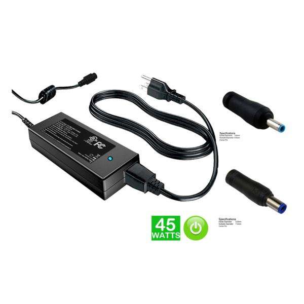BTI H6Y89A- adattatore e invertitore Interno 65 W Nero (65W AC Adapter with 7.5mm and 4.5mm connectors for use with HP models compatible with H6Y89AA#ABA. Ships with UK plug) - E_0009_B50287249