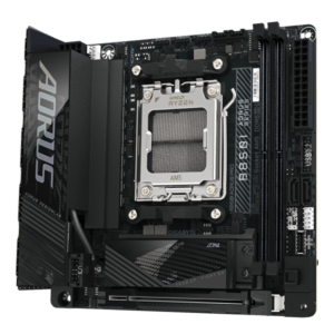 GIGABYTE B850I AORUS PRO Scheda Madre - Supporta processori AMD Ryzen Serie 9000, VRM digitale a 8+2+1 fasi, fino a 8400MHz DDR5 [OC], 1xPCIe 5.0 + 1xPCIe 4.0 M.2, 2.5LAN, WIFI 7, USB 3.2 Gen 2 (AORU - E_0009_B50391927