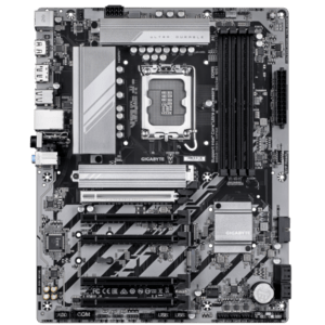 GIGABYTE B860 DS3H WIFI6E Scheda madre - CPU Intel Core Ultra, VRM a 8+1+2+2 fasi, fino a 9066MHz DDR5, 1xPCIe 5.0 + 1xPCIe 4.0 M.2, LAN 2,5 GbE, WIFI 6E, USB 3.2 Gen 2x2 (GIGA B860 DS3H WIFI6E S1851 - E_0009_B50418250