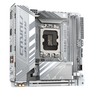 GIGABYTE B860I AORUS PRO ICE Scheda madre - CPU Intel Core Ultra, VRM a 8+1+2+1 fasi, fino a 9200MHz DDR5, 1xPCIe 5.0 + 1xPCIe 4.0 M.2, LAN 2,5 GbE, WIFI 7, Thunderbolt 4 (GIGA B860I AORUS PRO ICE S1 - E_0009_B50418252