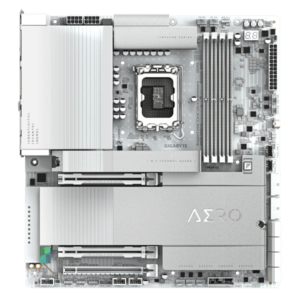 GIGABYTE Z890 AERO D Scheda Madre - Supporta CPU Intel Core Ultra [Serie 2], VRM a 16+1+2 fasi, fino a 9500MHz DDR5 [OC], PCIe 5.0 M.2, Wi-Fi 7, Thunderbolt 5 (Gigabyte Z890 AERO D - bundkort - ATX) - E_0009_B50484127