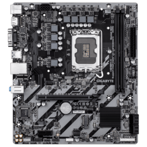 GIGABYTE H810M H Scheda madre - CPU Intel Core Ultra [Serie 2], VRM a 4+1+2 fasi, fino a 6400 MHz DDR5, 1xPCIe 4.0 M.2, LAN 1GbE, USB 3.2 Gen 1 (Gigabyte H810M H [) - E_0009_B50561454
