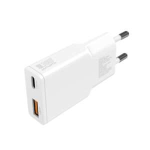 4smarts PDPlug Duos Slim Smartphone, Tablet Bianco AC Ricarica rapida Interno (LADEGER. PDPLUG SLIMDUO 30W - GAN 1C+1A WEI) - E_0009_B50803071
