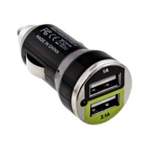 InLine Alimentatore USB per Auto, In: 12/24V, Out: USB 5V/2100mA, 45x25mm, nero - E_0015_ 4745387000