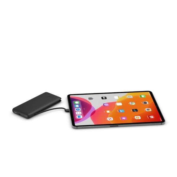 Belkin Powerbank 10K 23W PB USB-C In/out e Lightning Out Cavi Inclusi - Nero (10K PWR BANK WITH CAB USBC/LIGHTNING) - E_0009_B44840348
