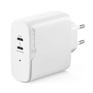 ALOGIC WCG2X63-EU Caricabatterie per dispositivi mobili Universale Bianco AC Interno (ALOGIC Rapid Power 2-port [45+18W] GaN) - E_0009_B45279362
