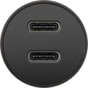 Goobay 59705 Caricabatterie per dispositivi mobili Power bank, Smartphone, Tablet Nero Accendisigari Ricarica rapida Auto (Dual-USB-CÃ¢Â„Â¢ PD Auto Fast Charger [Powe) - E_0009_B47047594
