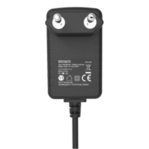 Deltaco PS12-10B Caricabatterie per dispositivi mobili Nero (DELTACO power supply, 100-240 V to 12V) - E_0009_B47085456