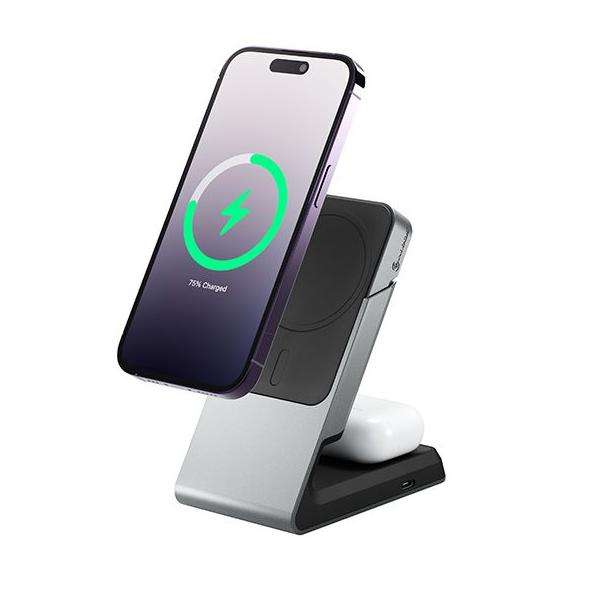 ALOGIC MSCDD Caricabatterie per dispositivi mobili Auricolare, Smartphone Nero USB Carica wireless Ricarica rapida Interno (ALOGIC MagSafe Charger with Desktop Do) - E_0009_B47144588