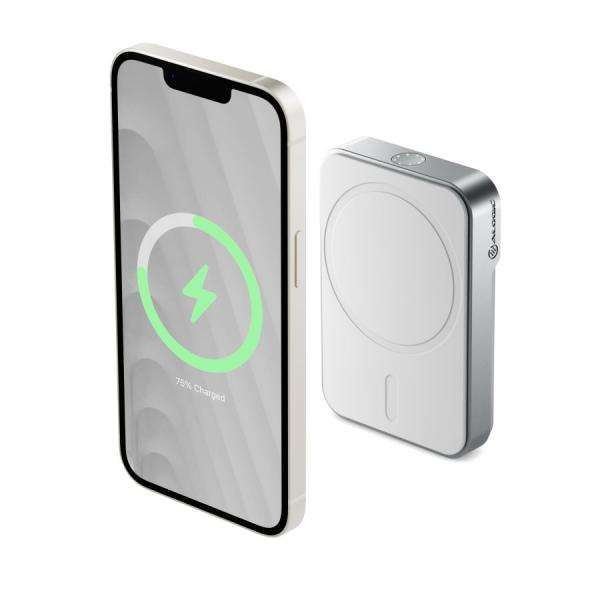 ALOGIC MSPB5KWH batteria portatile 5000 mAh Carica wireless Bianco (POWERBANK WITH MAGSAFE 5000MAH- - WHITE) - E_0009_B47144591
