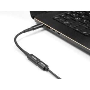 DeLOCK Cavo adattatore per portatile Cavo di ricarica USB Type-C femmina per Sony 6,0 x 4,3 mm maschio 90° angolato 15 cm (Delock Adapter cable for Laptop Chargi) - E_0009_B47451943