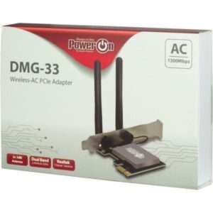 Inter-Tech DMG-33 Interno WLAN 1300 Mbit/s (Inter-Tech DMG-33 - netv?rksadapter -) - E_0009_B48655856