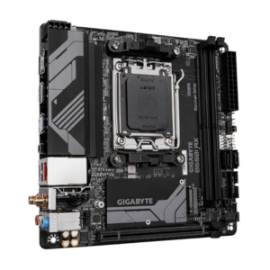 GIGABYTE B650I AX Scheda madre - AMD Ryzen serie 9000, VRM a 5+2+1 fasi, fino a 6400 MHz DDR5 [OC], 1xPCIe 4.0 M.2, LAN 2,5 GbE, WIFI 6E, USB 3.2 Gen 2 (GIGA B650I AX AM5/DDR5/mITX) - E_0009_B48659258