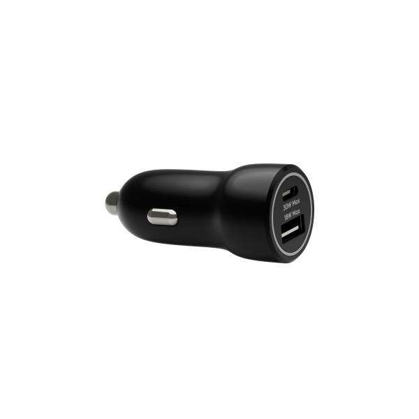 dbramante1928 CC18MOBL7104 Caricabatterie per dispositivi mobili Universale Nero Accendisigari Auto (CAR CHARGER - USB-C+USB-A) - E_0009_B48691118