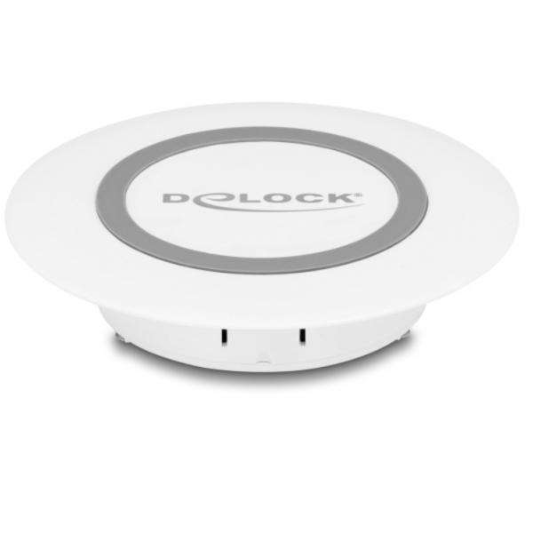 DeLOCK 66260 Caricabatterie per dispositivi mobili Smartphone Bianco USB Carica wireless Interno (Delock tr?dl?s opladningspude - til bo) - E_0009_B50370840