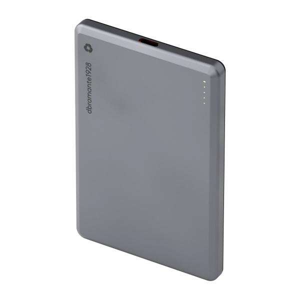 dbramante1928 re-charge 5000 mAh Carica wireless Grigio (re-charge Power Bank 5K) - E_0009_B50520553