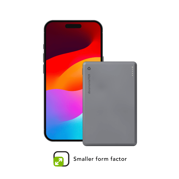 dbramante1928 re-charge 5000 mAh Carica wireless Grigio (re-charge Power Bank 5K) - E_0009_B50520553