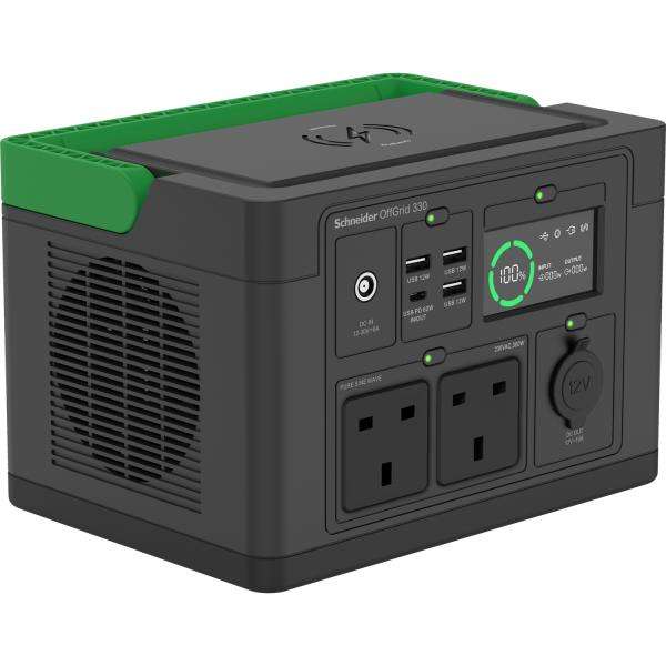 APC PPS330-UK stazione di alimentazione portatile Ioni di Litio 3,3 kg (SCHNEIDER OFFGRID PORTABLE PWR - STATION 330 332WH LI-ION 2 UK SW) - E_0009_B50615043