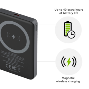 dbramante1928 CP10SLBL7178 batteria portatile 10000 mAh Carica wireless Grigio (re-charge Power Bank 10K) - E_0009_B50692498