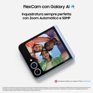 Samsung Galaxy Z Flip6 Smartphone AI, 512GB, RAM 12GB, Display 3,4 SAMOLED/6,7 Dynamic AMOLED 2X, Blue (SAMSUNG F741B Z FLIP 6 5G BLUE 12/512GB) - E_0009_B51785520