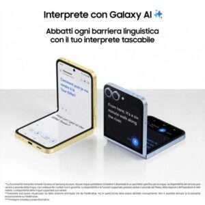 Samsung Galaxy Z Flip6 Smartphone AI, 512GB, RAM 12GB, Display 3,4 SAMOLED/6,7 Dynamic AMOLED 2X, Blue (SAMSUNG F741B Z FLIP 6 5G BLUE 12/512GB) - E_0009_B51785520