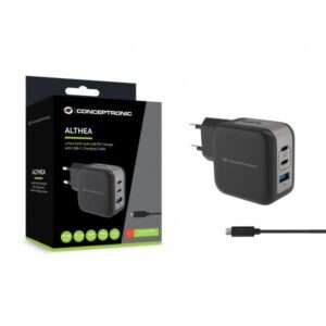 Conceptronic ALTHEA17B Caricabatterie per dispositivi mobili Universale Nero AC Ricarica rapida Interno - E_0015_         18068384000