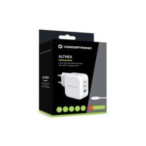 Conceptronic ALTHEA17W Caricabatterie per dispositivi mobili Universale Bianco AC Ricarica rapida Interno - E_0015_         18068403000