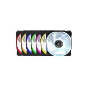 Antec Rainbow 120 RGB Case per computer Ventilatore 12 cm Nero, Trasparente (Antec 120mm RGB Rainbow Fan [7 colour]) - E_0009_B4029291