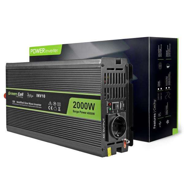 Green Cell - DC til AC inverter - 2000 - E_0009_B42733632