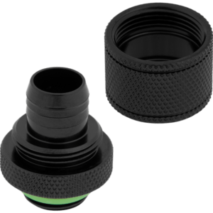 Corsair CX-9051002-WW parte e accessorio del sistema di raffreddamento del computer Guarnizione (Corsair Hydro X Series XF Black Compression 10/13mm [3/8 / 1/2] ID/OD Fittings -) - E_0009_B43486614
