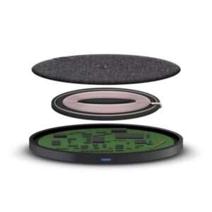 ALOGIC QC10MSGR Caricabatterie per dispositivi mobili Smartphone Grigio USB Carica wireless Interno (Alogic Ladegerät Wireless Pad Grau 10) - E_0009_B43494596