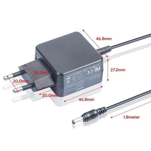 CoreParts MBA1397 adattatore e invertitore Interno 10 W Nero (Power Adapter 10W 5V 2A - Plug:5.5*2.5 EU Wall 10W 5V - 2A Plug:5.5*2.5 EU Wall - Warranty: 36M) - E_0009_B43914885