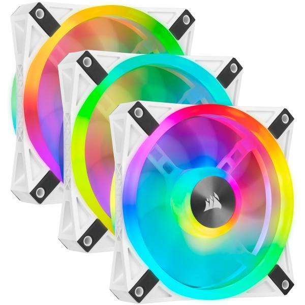 Corsair iCUE QL120 Case per computer Ventilatore 12 cm Bianco (CORSAIR iCUE QL120 RGB - systemkabinet) - E_0009_B44355217