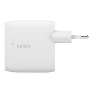 Belkin WCE001VF1MWH Caricabatterie per dispositivi mobili Universale Bianco AC Interno (DUAL USB-A CHARGER - W/USB-C CABLE 1M 24W WHITE) - E_0009_B44356600
