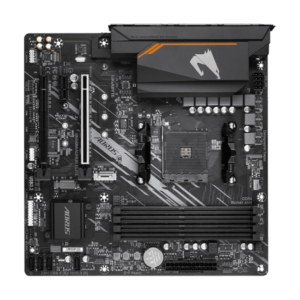 GIGABYTE B550M AORUS ELITE Scheda madre - CPU AMD Ryzen 5000, VRM a 5+3 fasi, fino a 4733 MHz DDR4, 1xPCIe 4.0 + 1xPCIe 3.0 M.2, LAN 1GbE, USB 3.2 Gen 1 (AORUS AM4 B550M AORUS ELITE M-ATX) - E_0009_B44509748