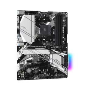 Asrock B550 Pro4 AMD B550 Socket AM4 ATX (ASRock B550 Pro4 AMD AM4 Socket Motherboard, ATX, 4x DDR4 Slots, 2x M.2 Sockets, GbE LAN, 1x D-Sub / 1x HDMI Port) - E_0009_B44515013