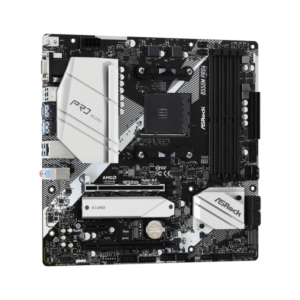 Asrock B550M Pro4 AMD B550 Socket AM4 micro ATX (ASRock B550M Pro4 AMD AM4 Socket Motherboard, Micro-ATX, 4x DDR4 Slots, 2x M.2 Sockets, GbE LAN, 1x D-Sub / 1x DisplayPort / 1x HDMI Port) - E_0009_B44516095