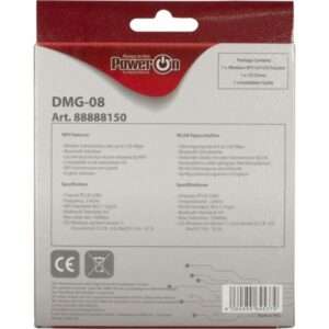 Inter-Tech DMG-08 WLAN / Bluetooth 150 Mbit/s (Inter-Tech DMG-08 - netv?rksadapter -) - E_0009_B44545331