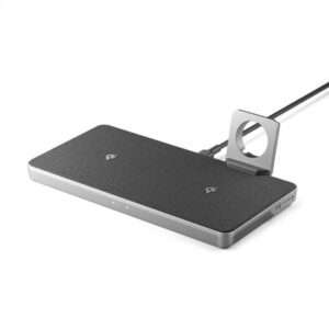 ALOGIC UP2QC10AWM-SGR Caricabatterie per dispositivi mobili Universale Nero, Grigio USB Carica wireless Ricarica rapida Interno (ALOGIC Ultra Power 3-in-1 tr?dl?s opla) - E_0009_B44836202